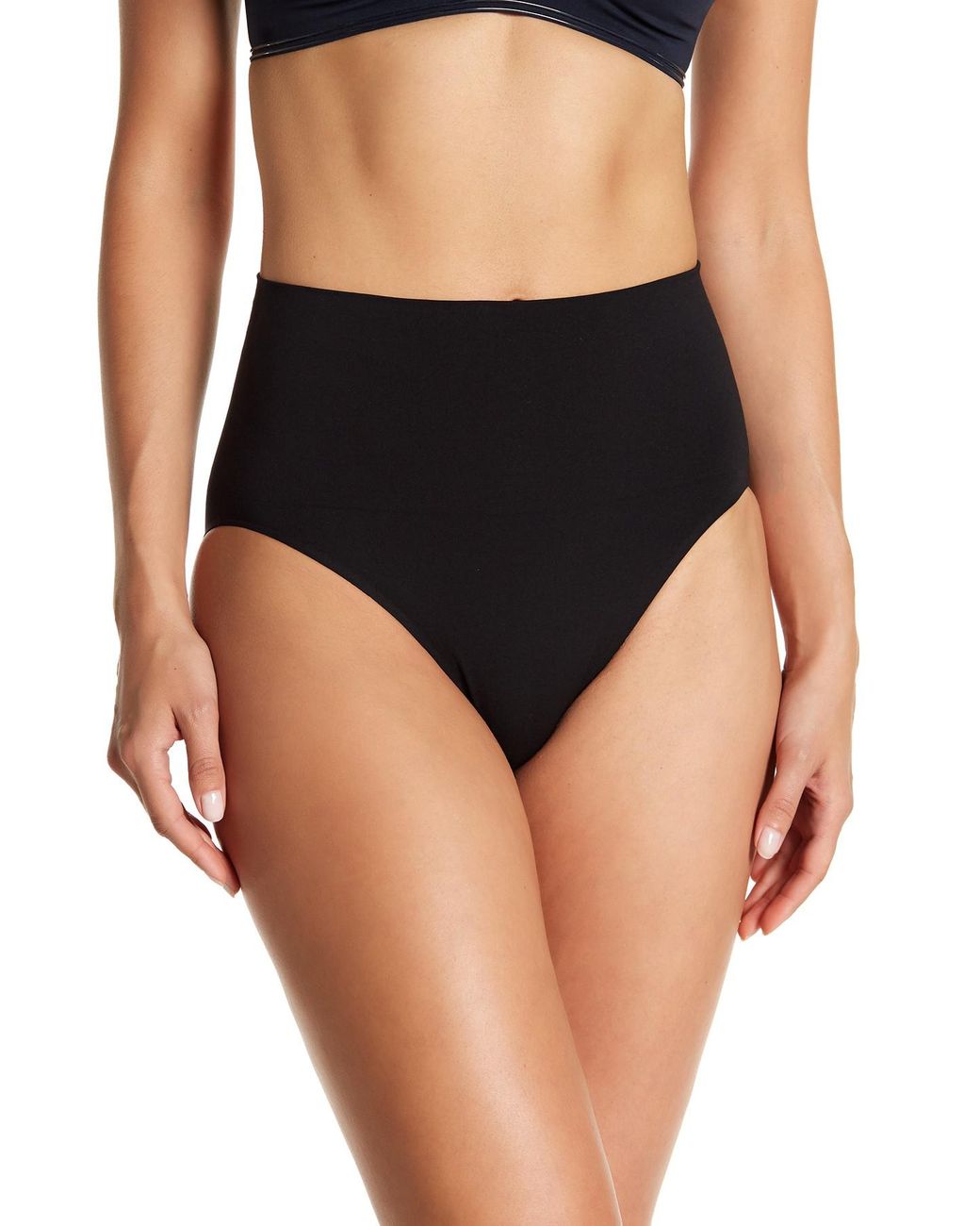 Wolford Seamless High Waist Bikini Bottoms in Black | Lyst