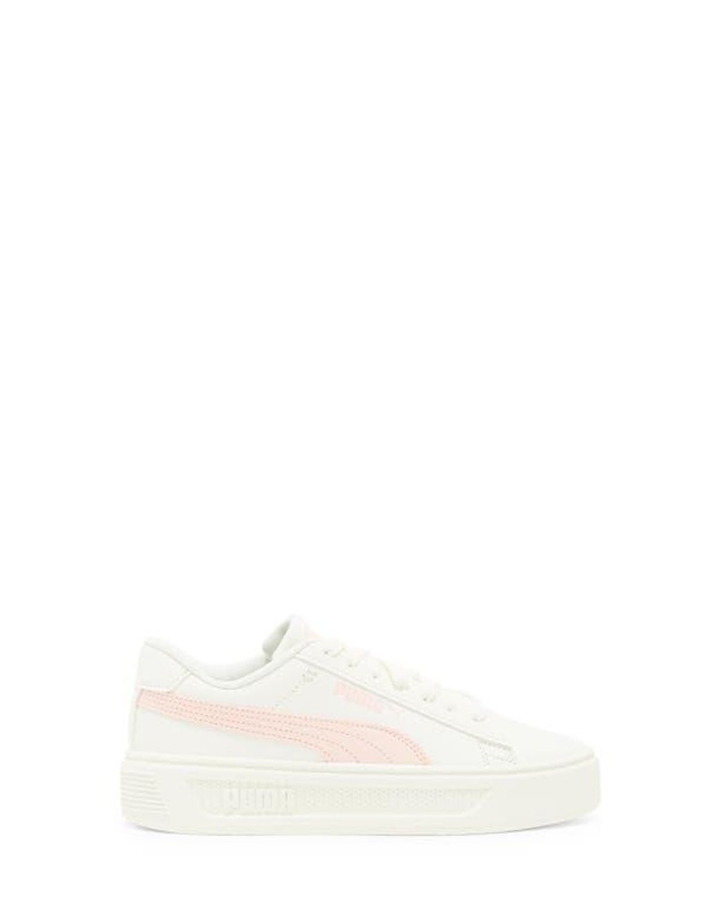 PUMA White Smash V3 Platform Sneaker