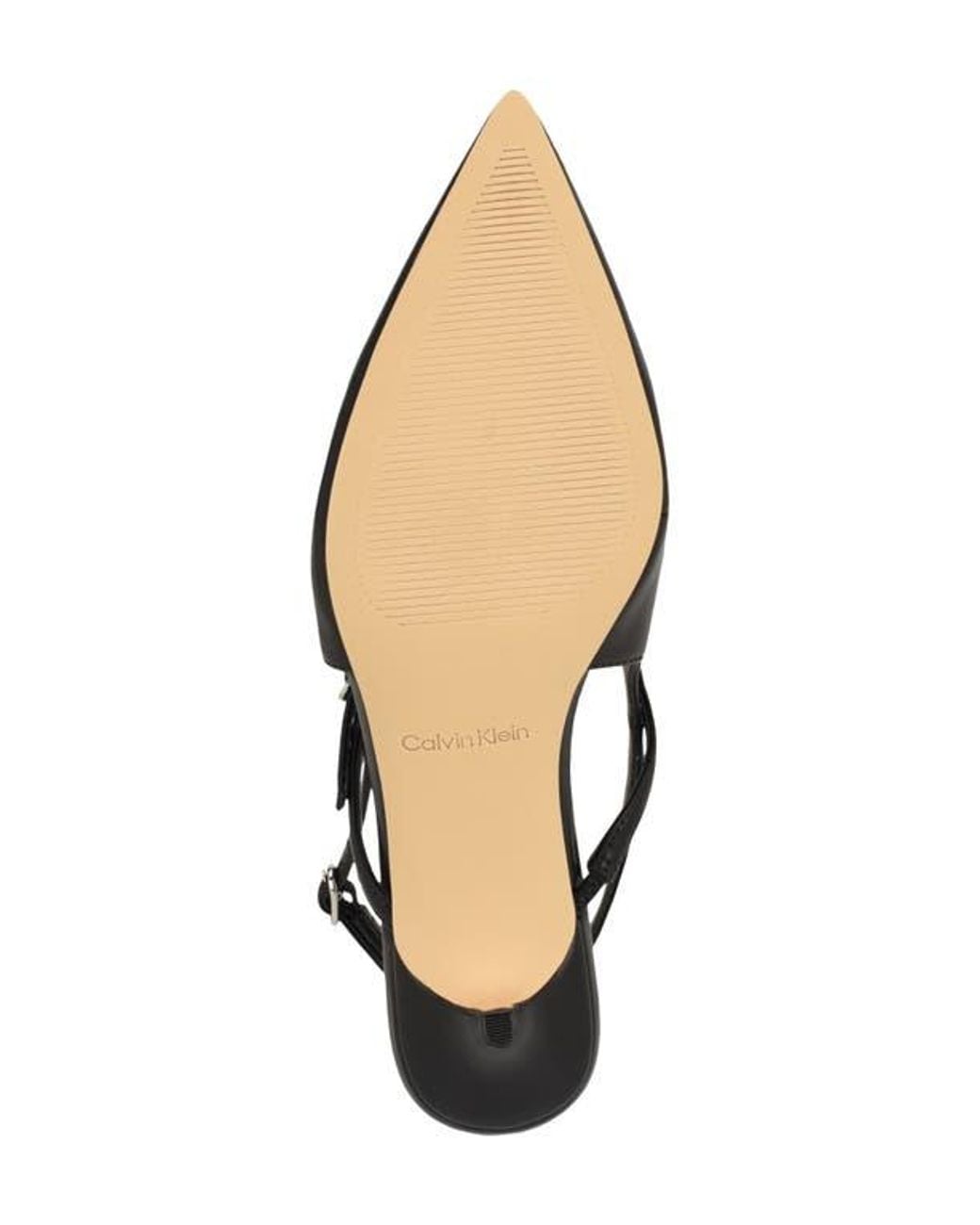 Calvin Klein Black Vierra 2 Slingback Pump
