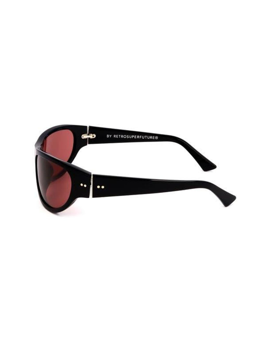 Retrosuperfuture Red 58Mm Special Round Sunglasses