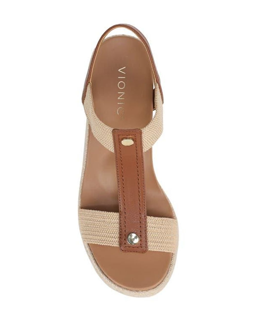 Vionic Brown Calera Wedge Sandal