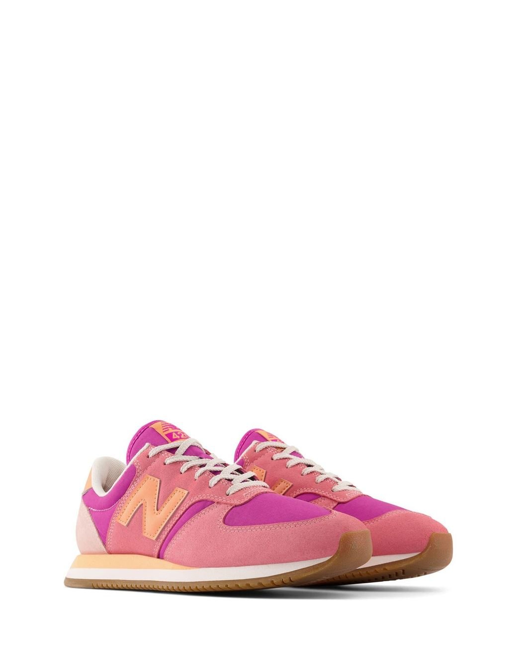 New Balance 420 Colorblock Sneaker in Pink | Lyst