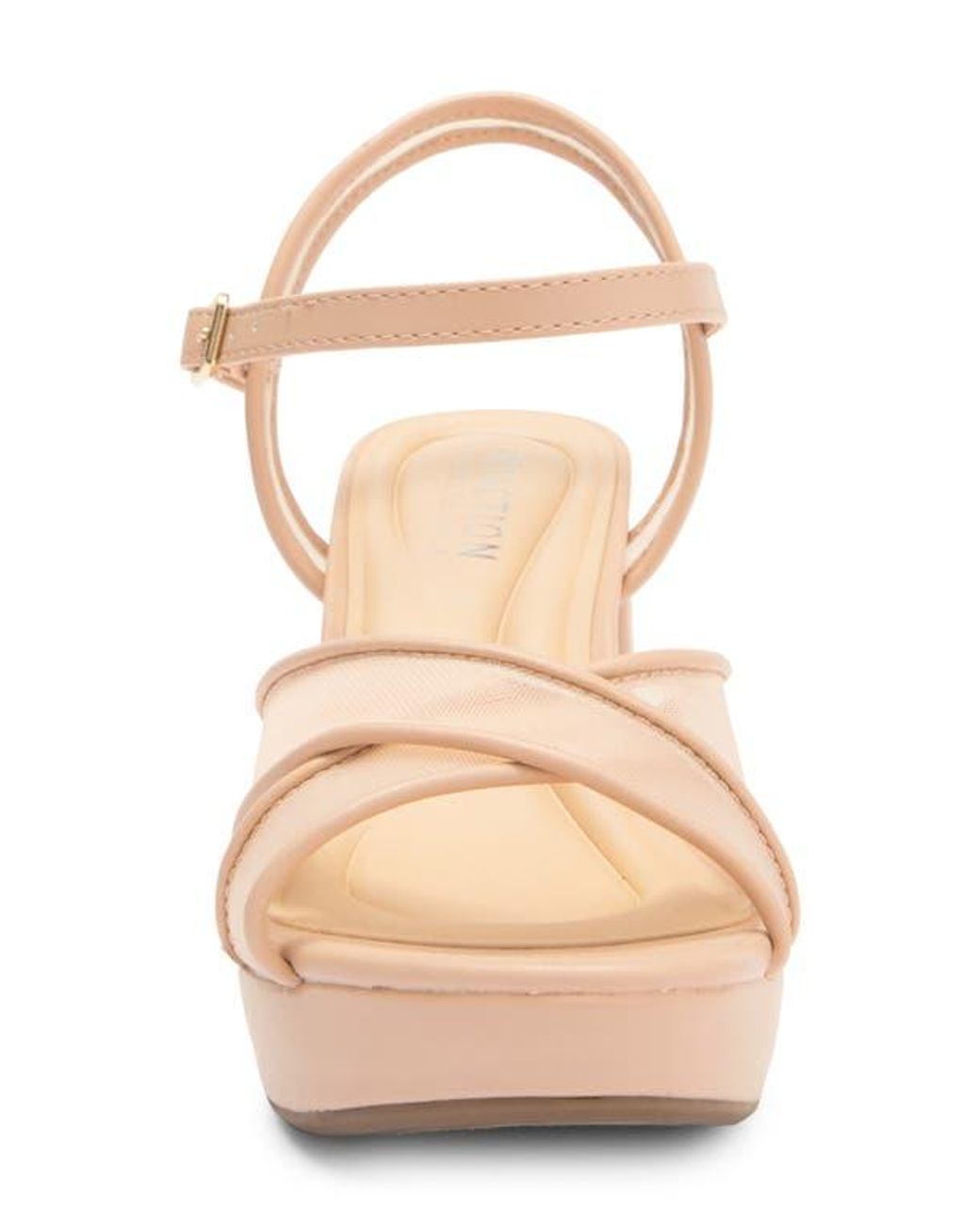 Kenneth Cole Pink Reeva Mesh Strap Platform Sandal