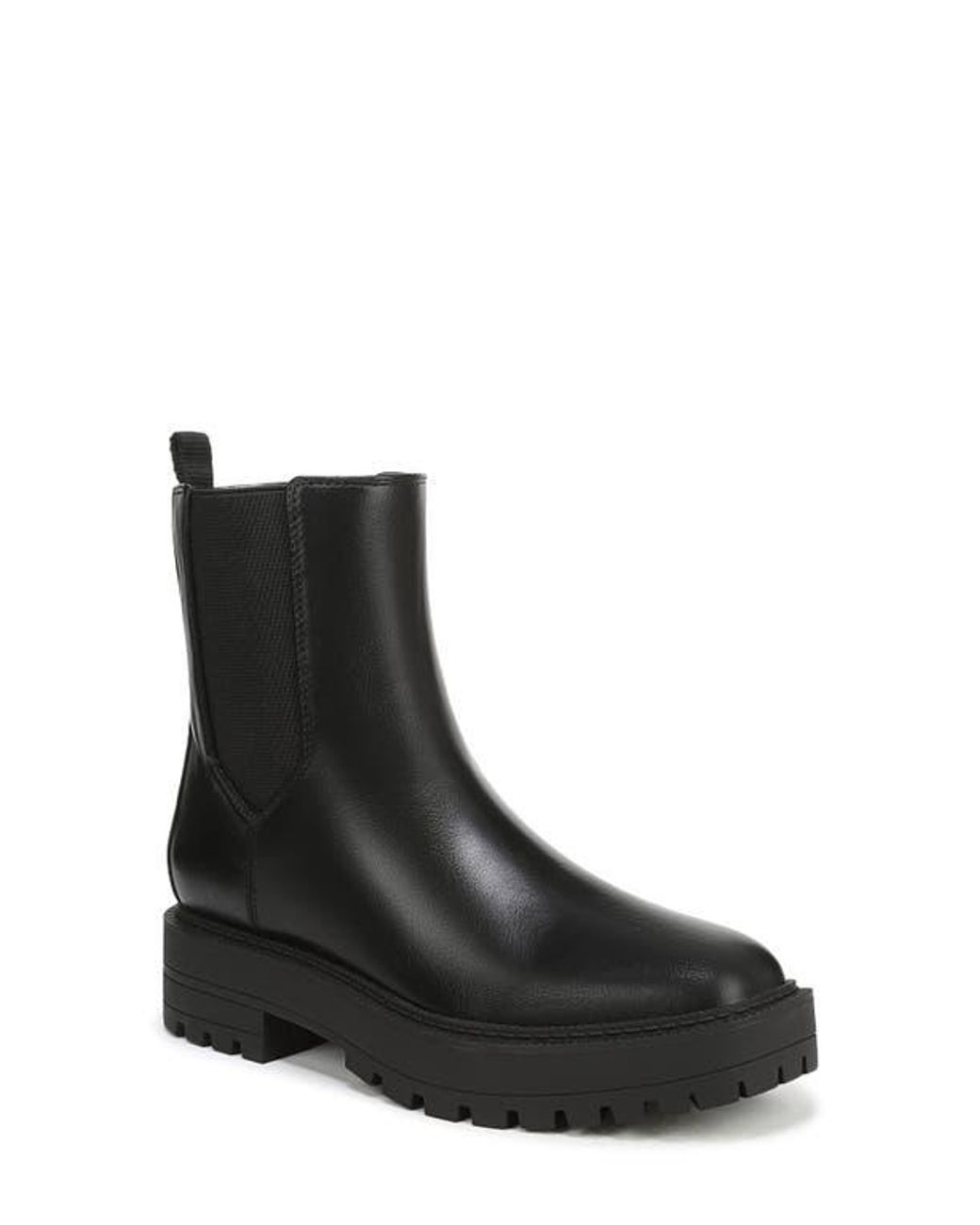 Sam & Libby Oak Lug Sole Boot in Black | Lyst