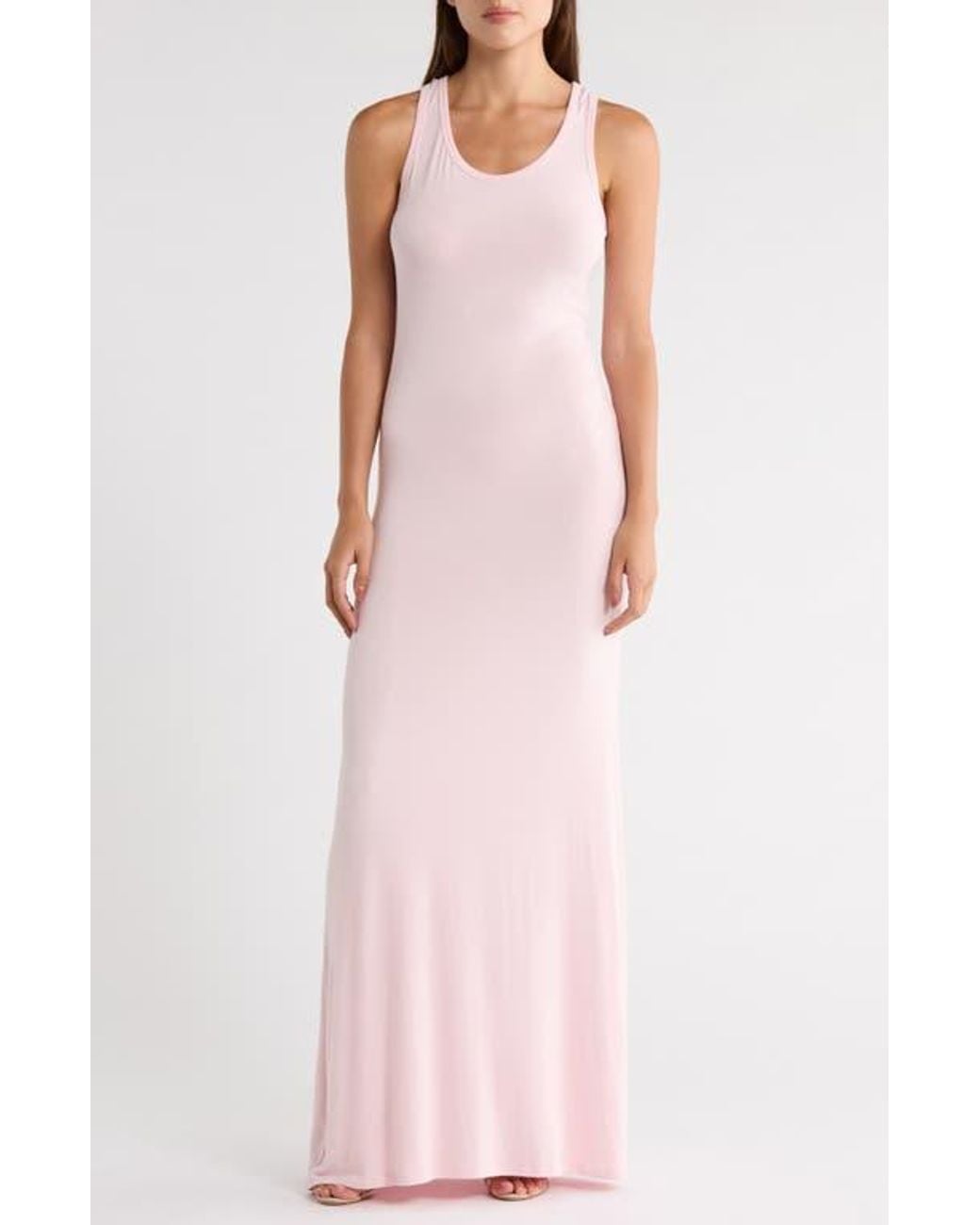 knee length dresses for ladies Beige Maxi Gown