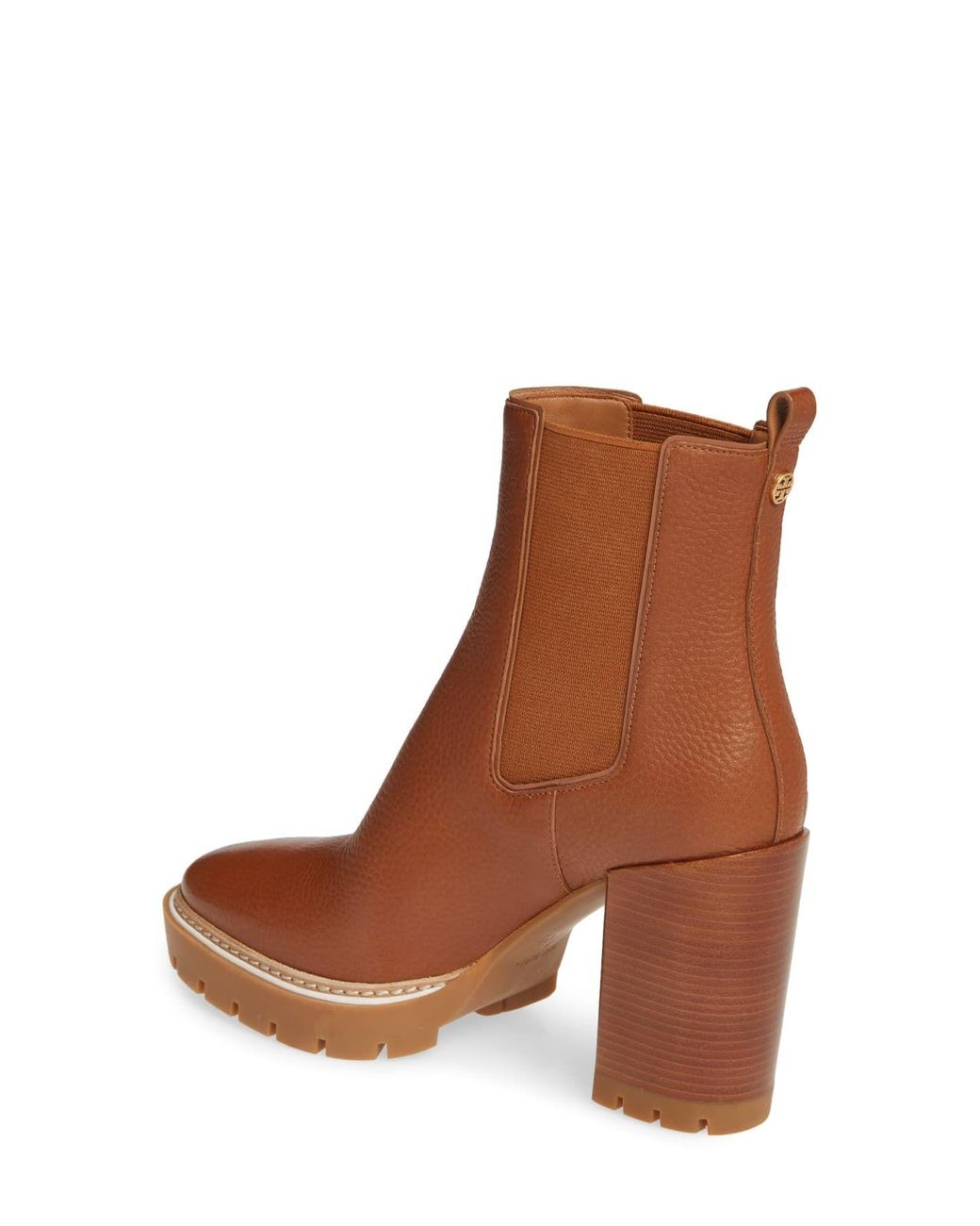 Tory Burch Miller Chelsea Boot in Brown | Lyst