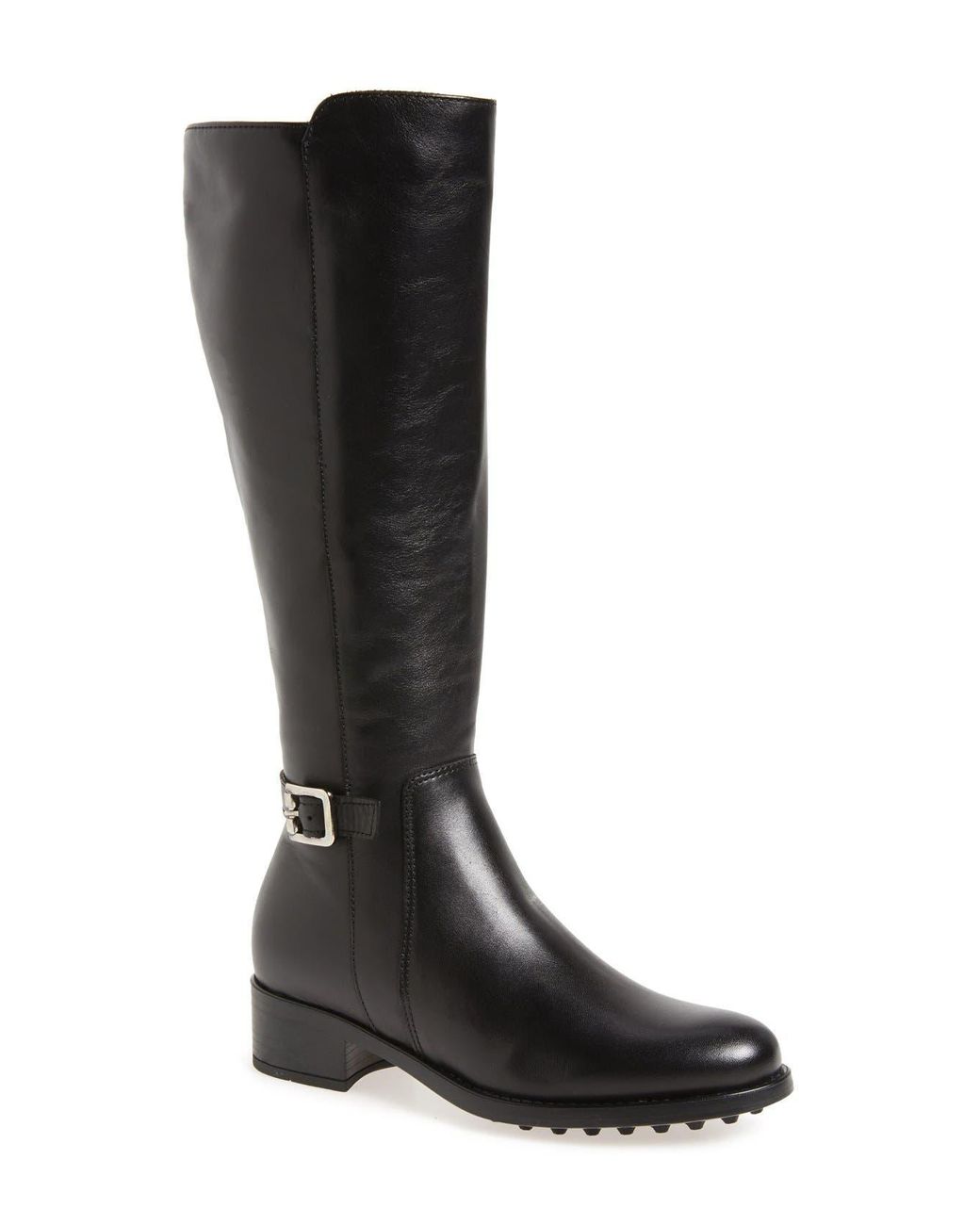 La Canadienne Silvana Waterproof Riding Boot In Black Leather At ...