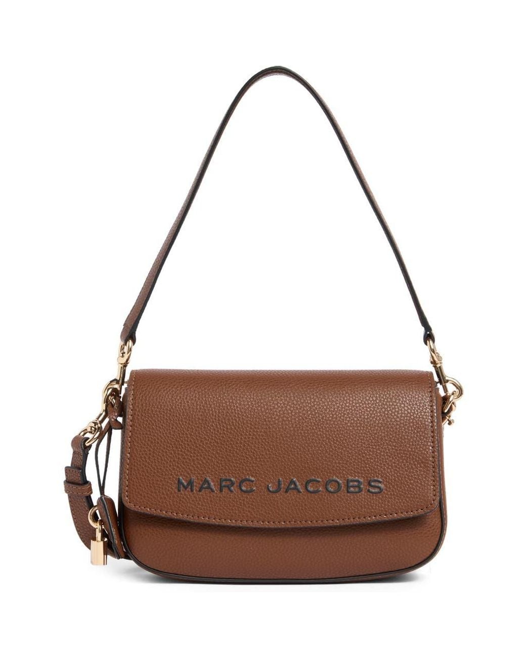 MARC JACOBS ショルダーバッグ ブラウン Marc Jacobs The Bold Saddle Leather Shoulder Bag in Brown | Lyst