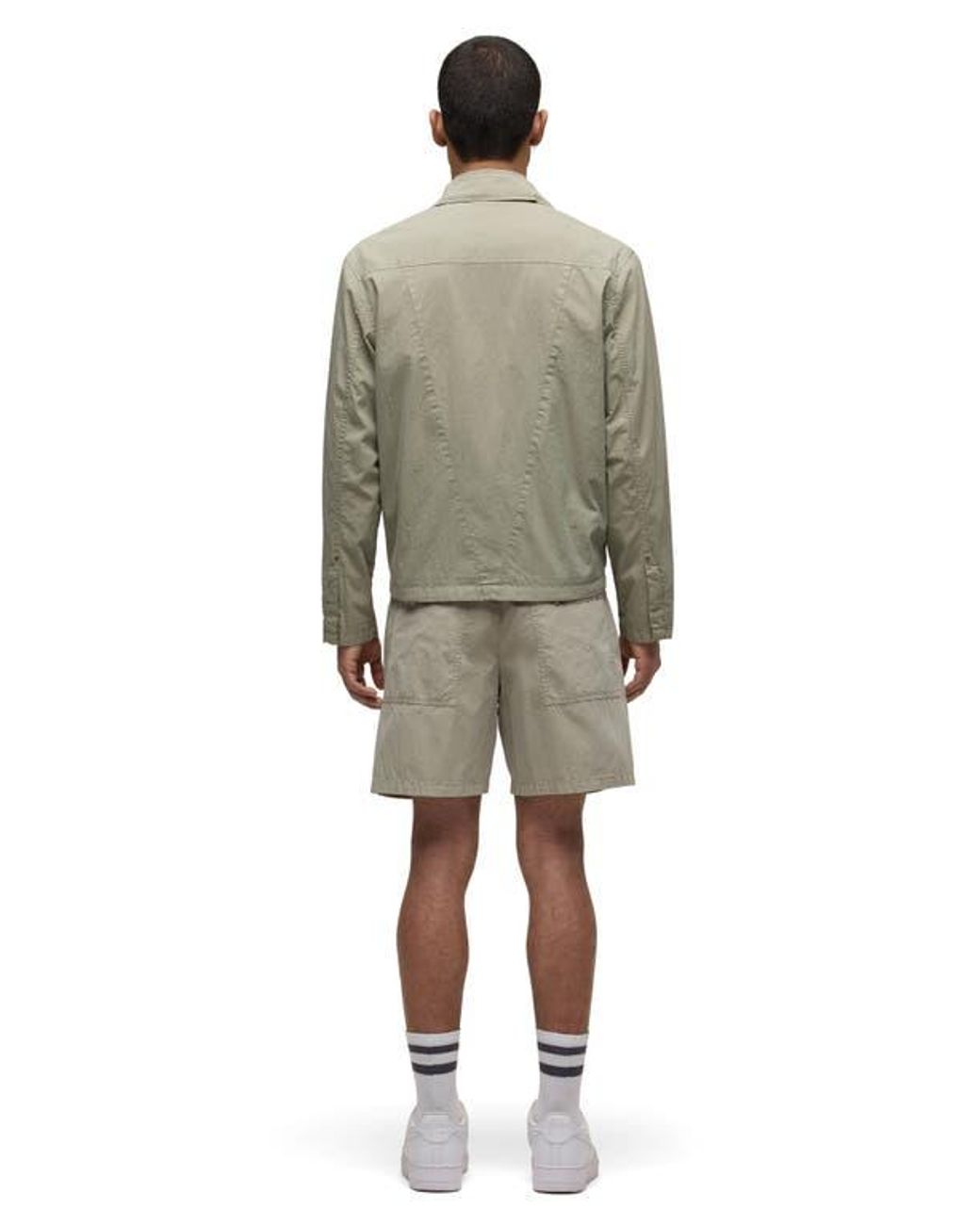 Hudson Natural Cotton Blend Drawstring Shorts for men