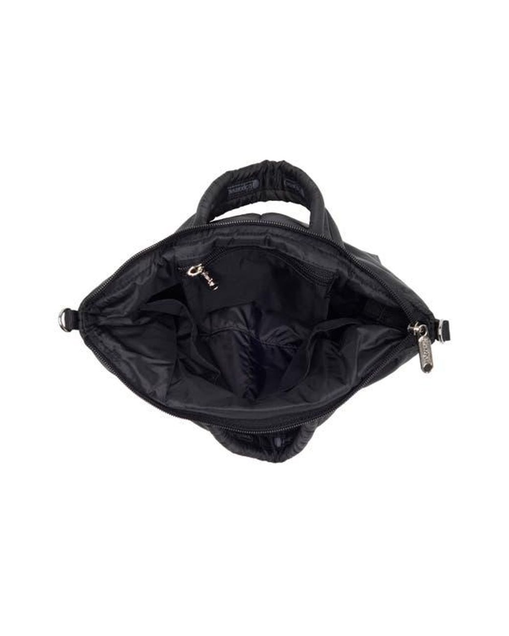 【LESPORTSAC】韓国限定★ PUFFY MINI SATCHEL LeSportsac Puffy Mini Satchel Top-Handle Bag in Black | Lyst