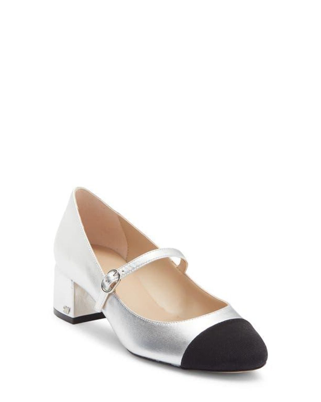 Stuart Weitzman White Gabby Mary Jane Pump