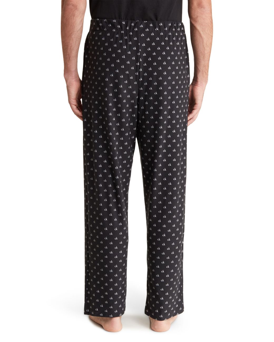 Calvin Klein Comfort Fleece Pajama Pants in Black for Men