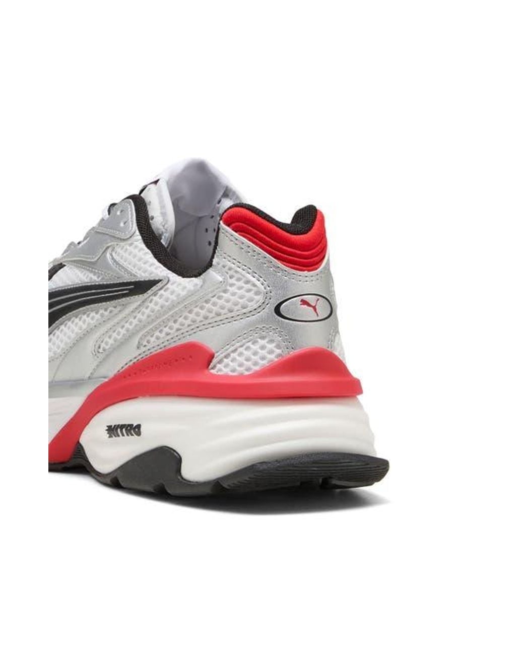 PUMA White Fade Nitro Ls Sneaker for men