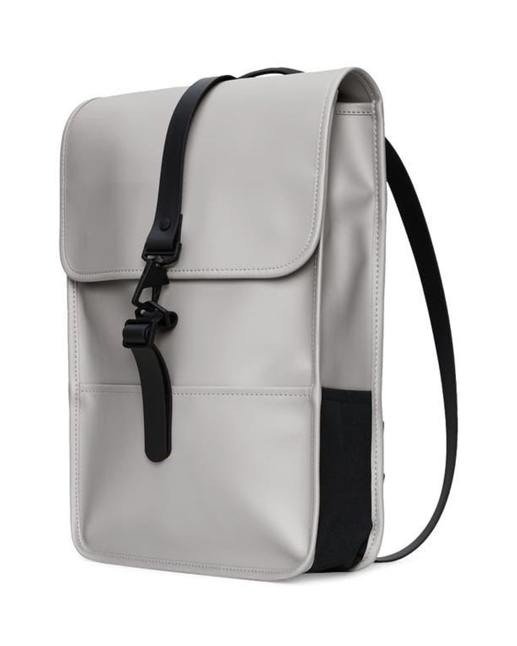 Rains Gray Mini Waterproof Backpack for men