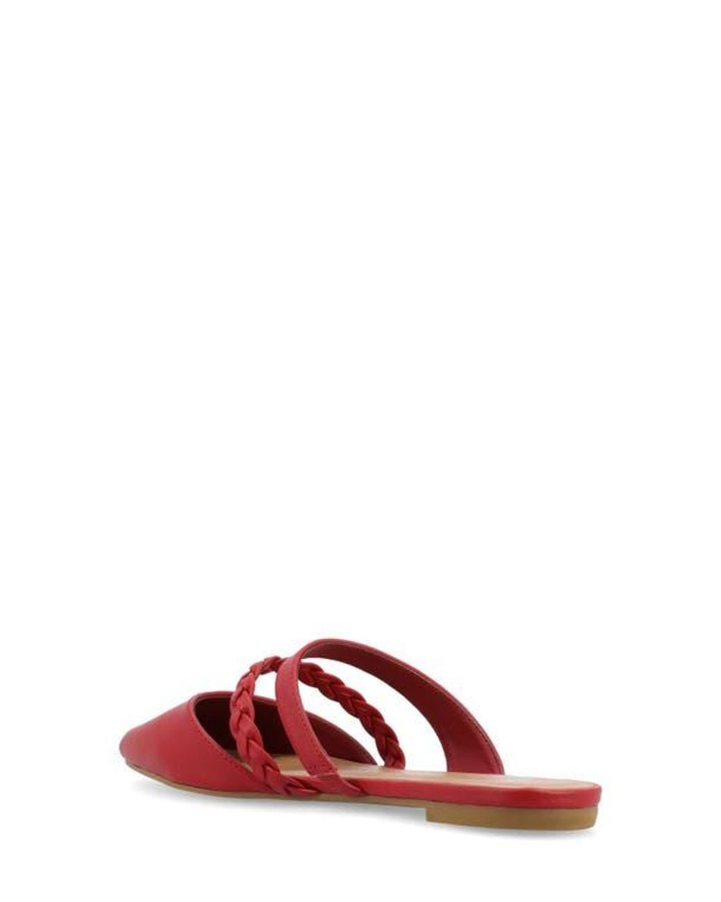 Journee Collection Red Olivea Mule