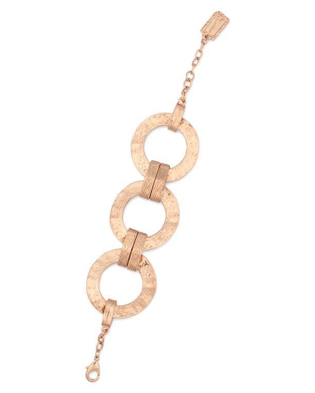 Karine Sultan White Round Link Bracelet