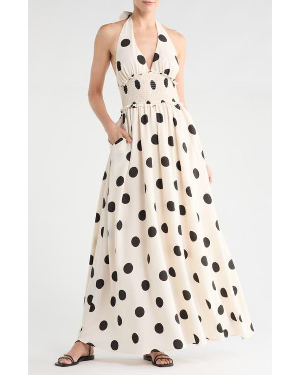 what is halter dress Jewel of Mine Halter Dress - White, Small | Hazel and Olive main image 0