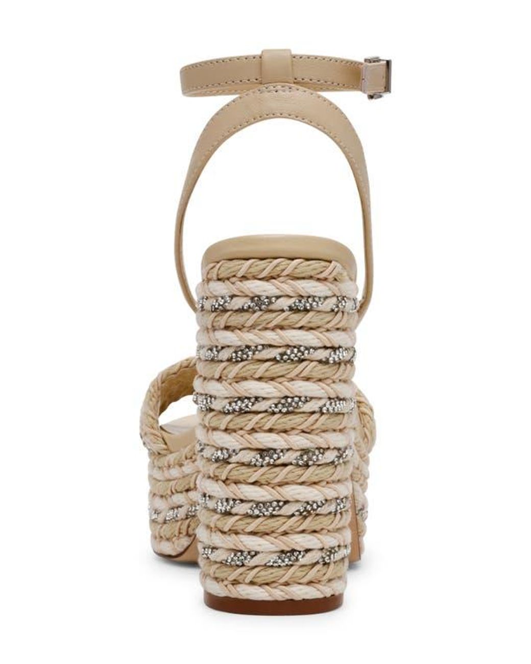 Steve Madden Lucci Embellished Ankle Strap Platform Sandal