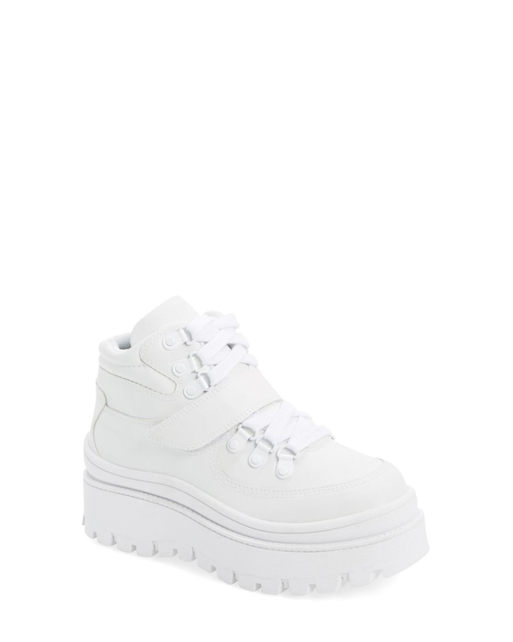 Jeffrey Campbell Top-peak Platform Sneaker in White | Lyst