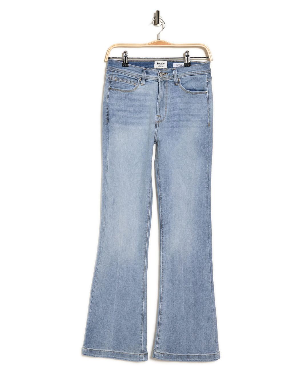 Kensie High Rise Flared Jeans In Pace At Nordstrom Rack in Blue Lyst