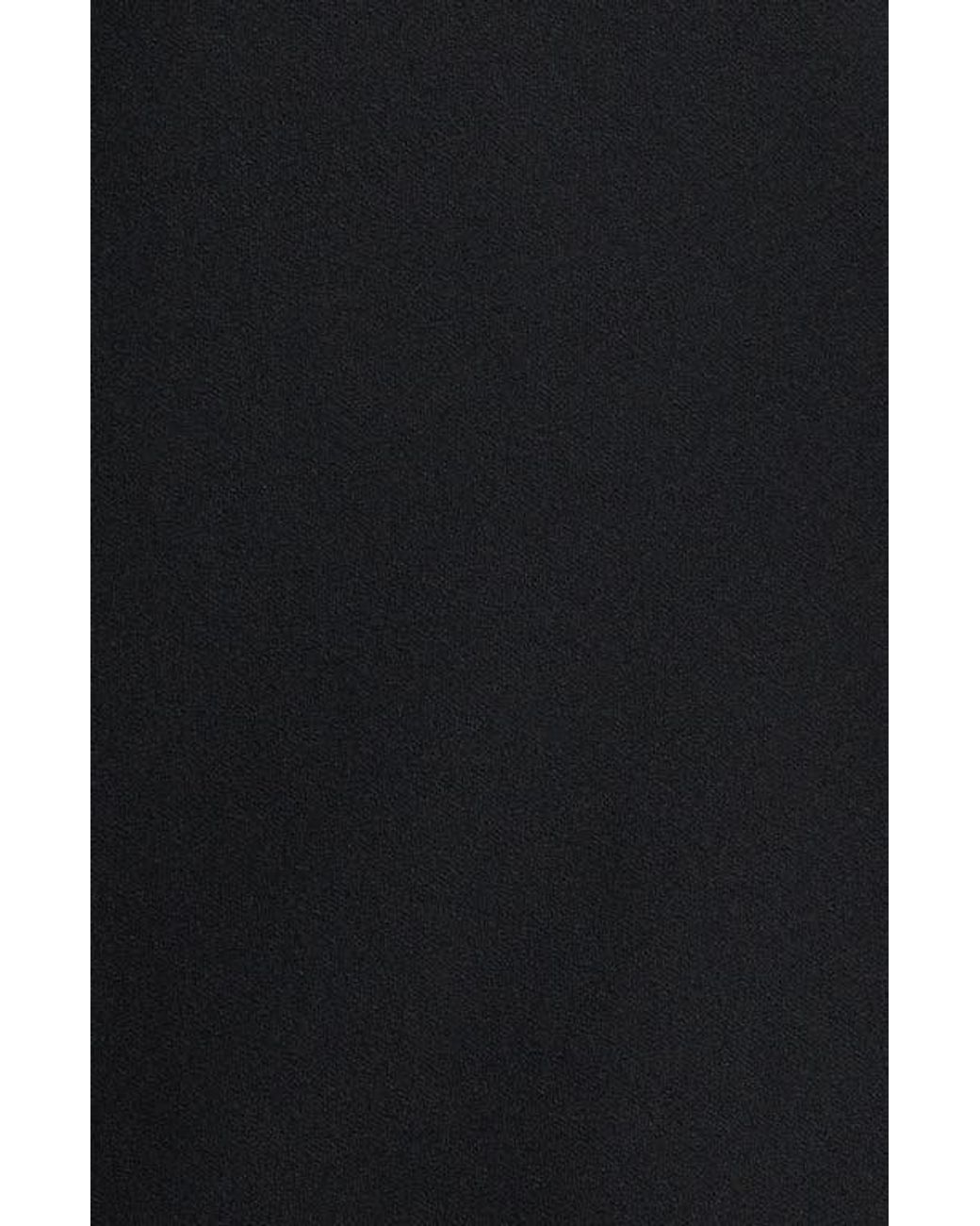Ming Wang Black X Tanya Foster Deco Crepe One-Button Blazer