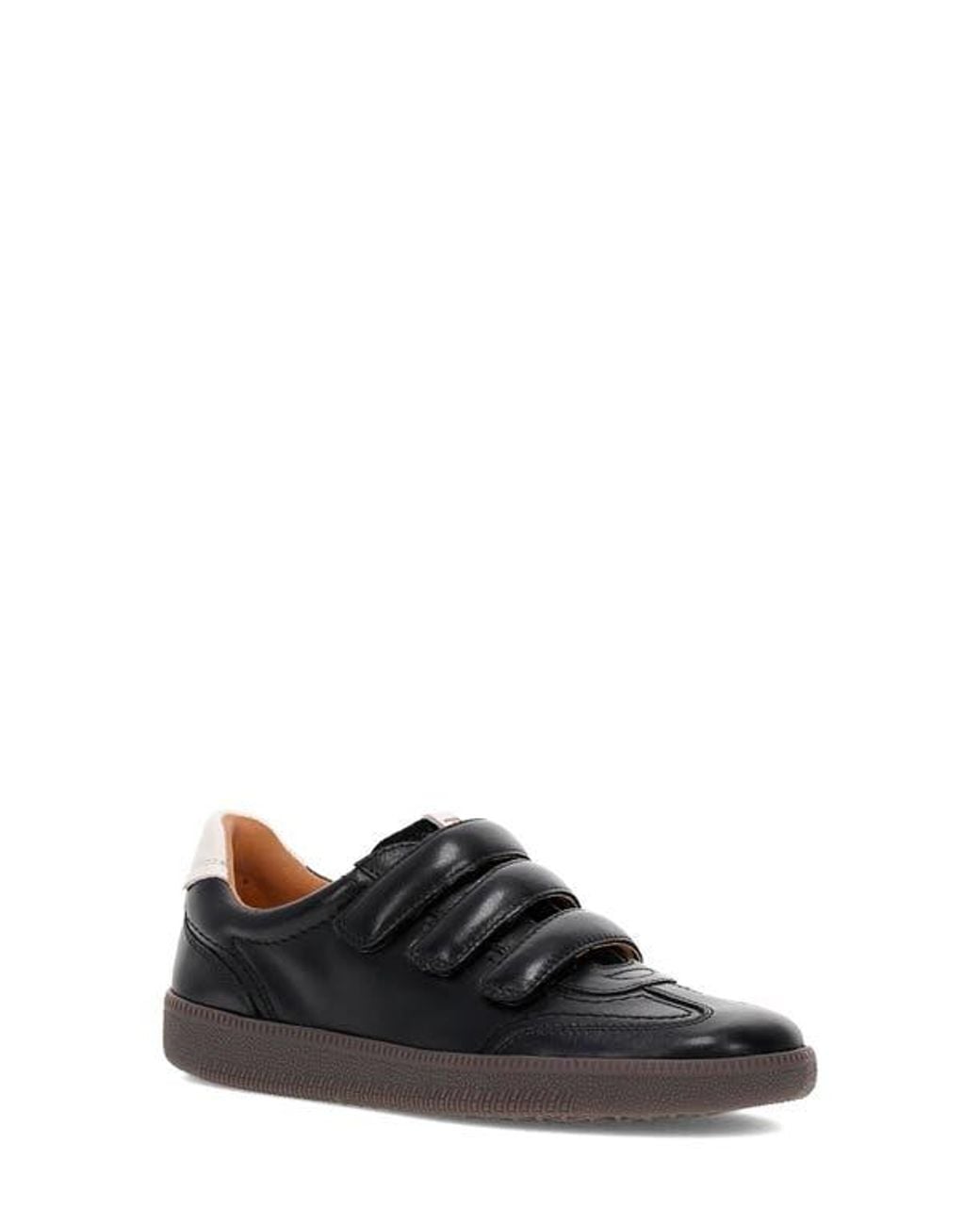 Frye Black Milly 3 Strap Low Top Sneaker