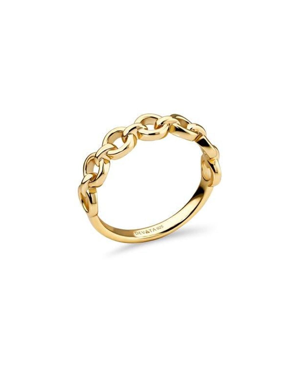 DEVATA Metallic Cable Link Ring