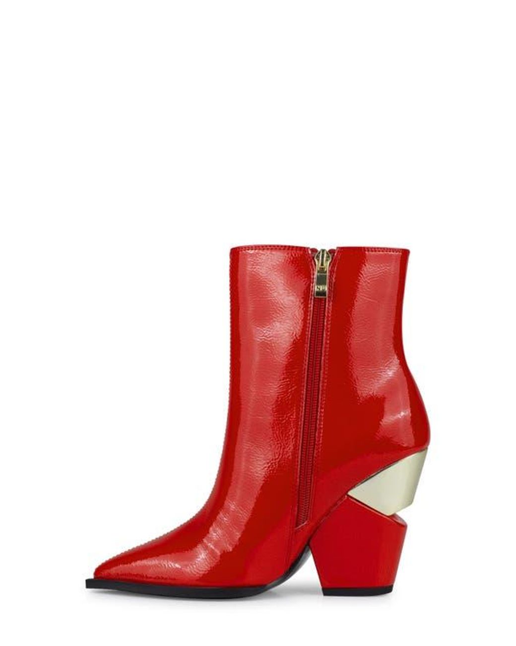 Ninety Union Red Galaxy Pointed Toe Wedge Boot