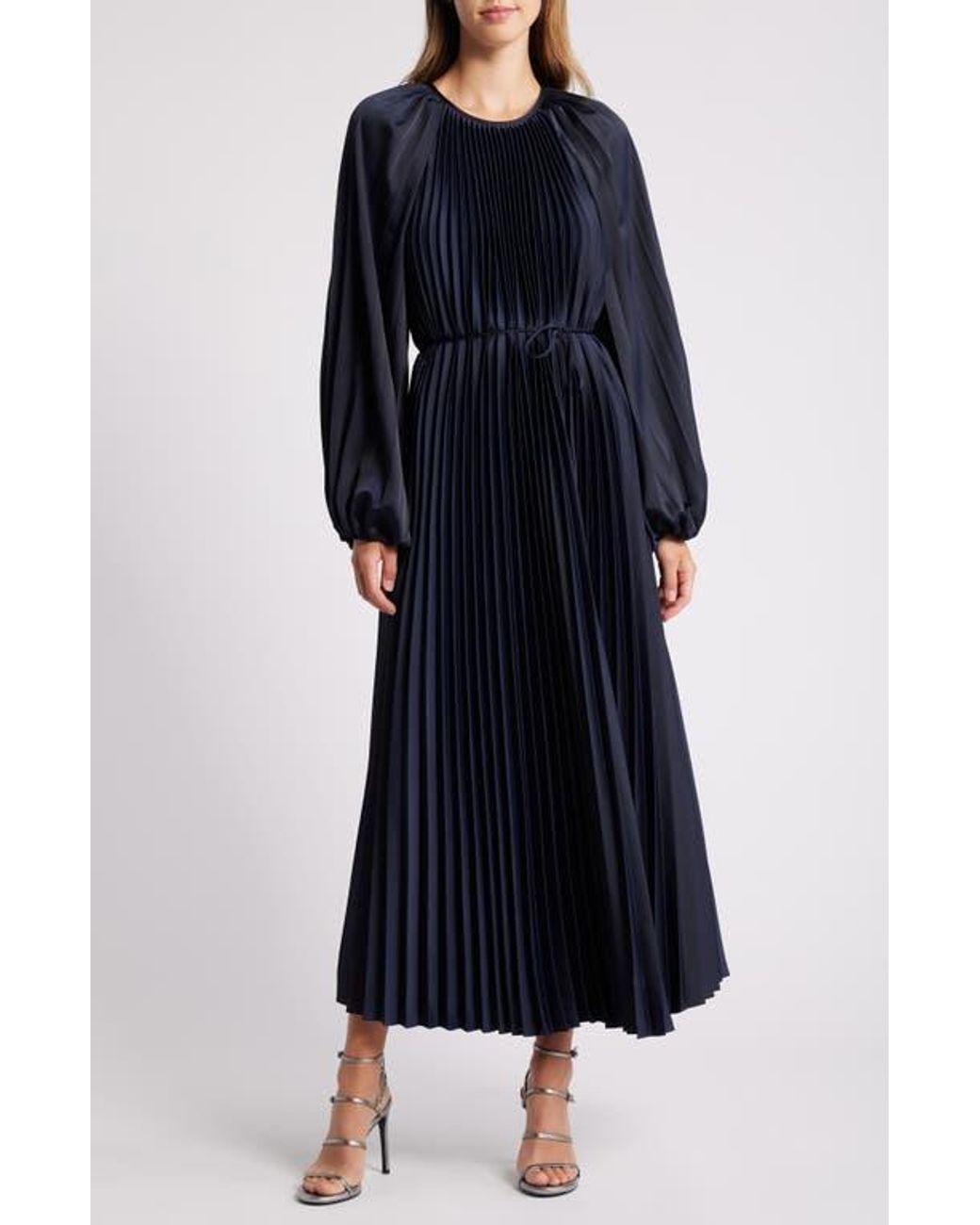 julia pleated maxi dress BIG HIT FASHION Julia Pleated Dress In Black