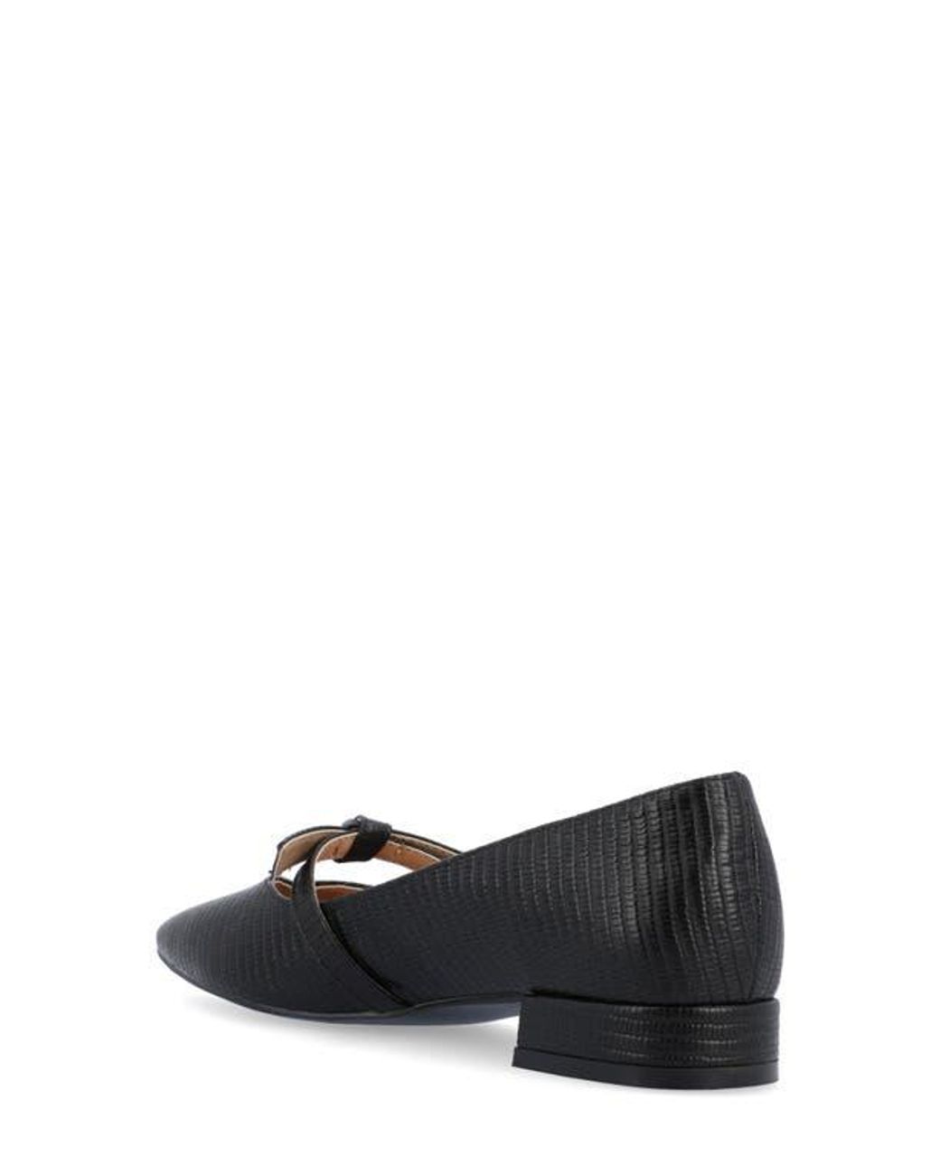 Journee Collection Blue Cait Snake Embossed Pump