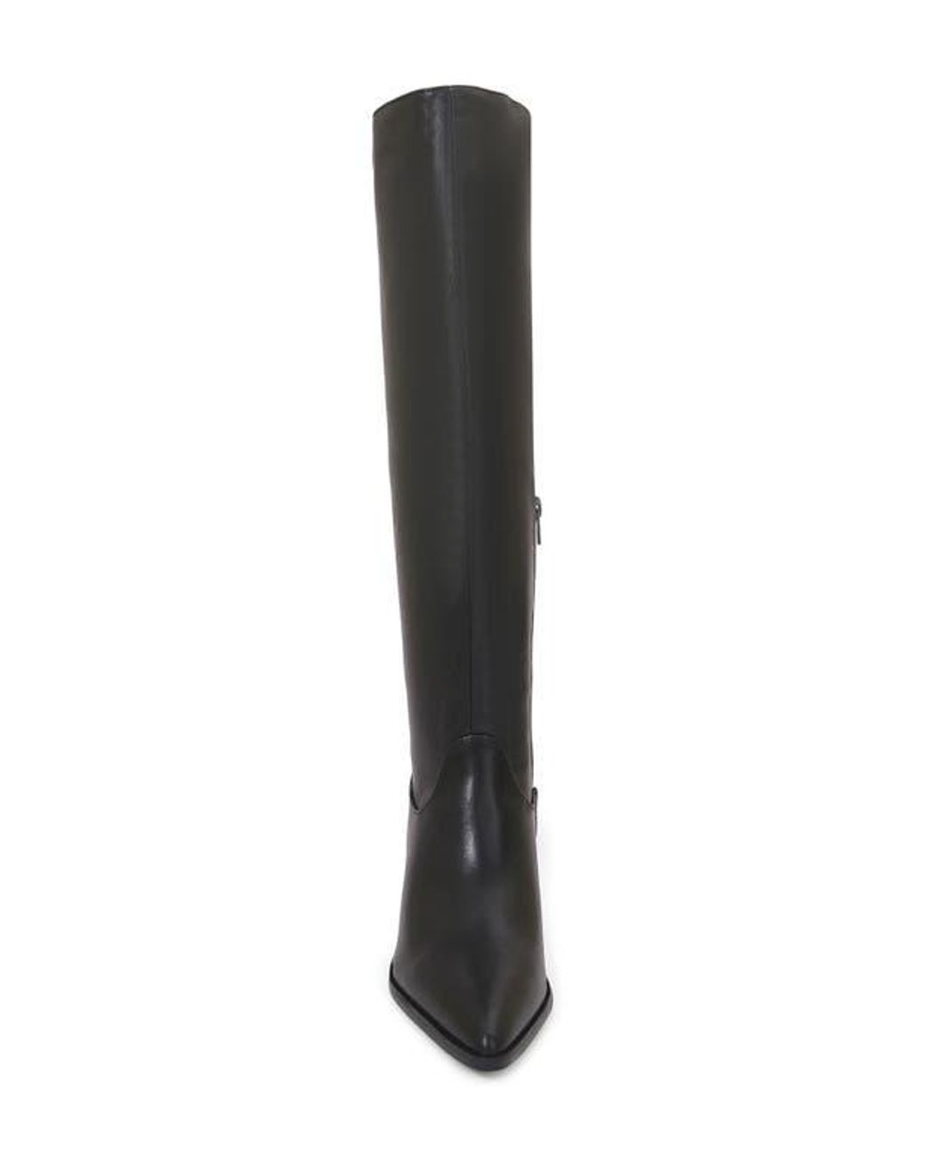 BERNESS Black Cone Heel Knee High Boot