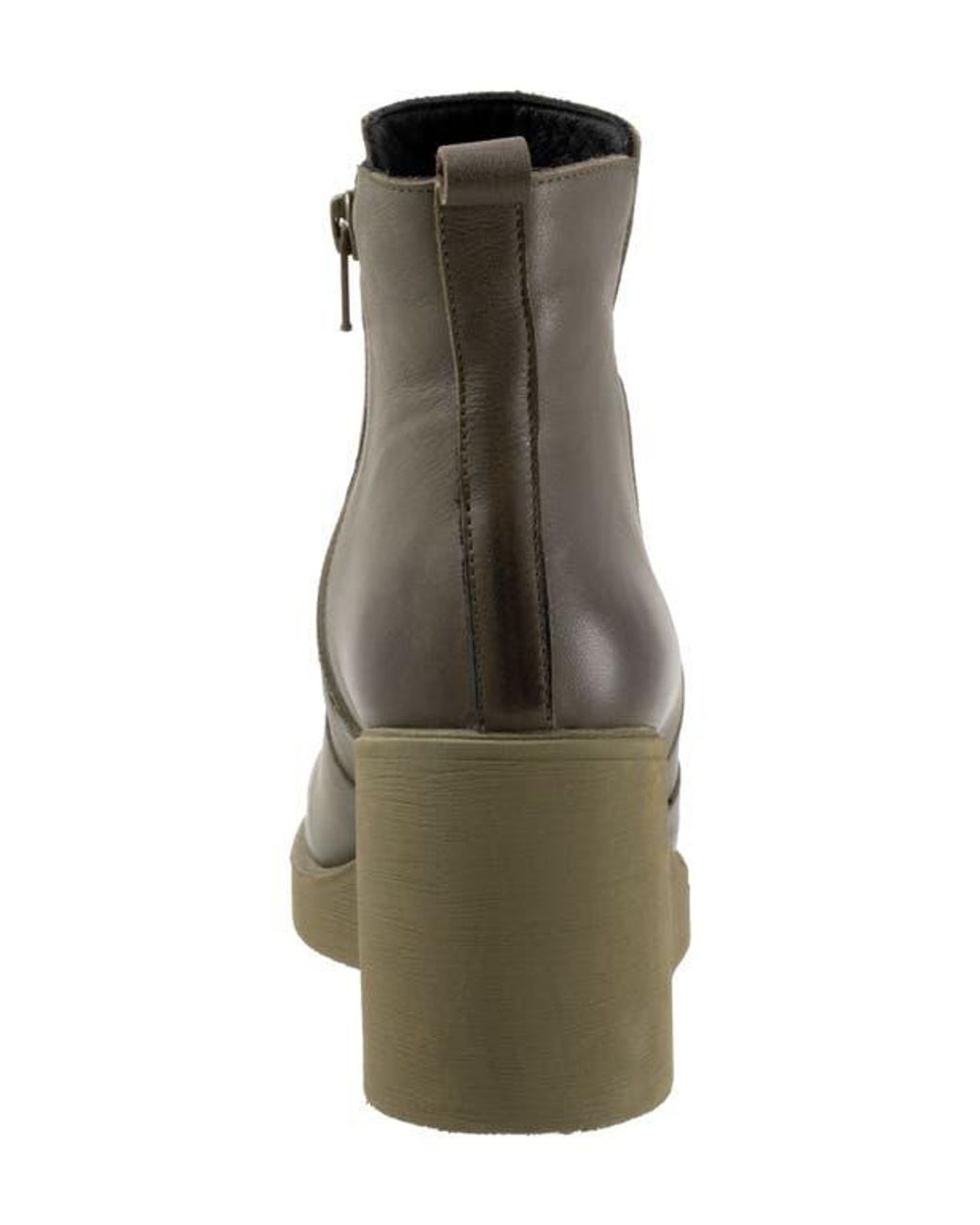 BUENO Brown Laura Platform Wedge Bootie