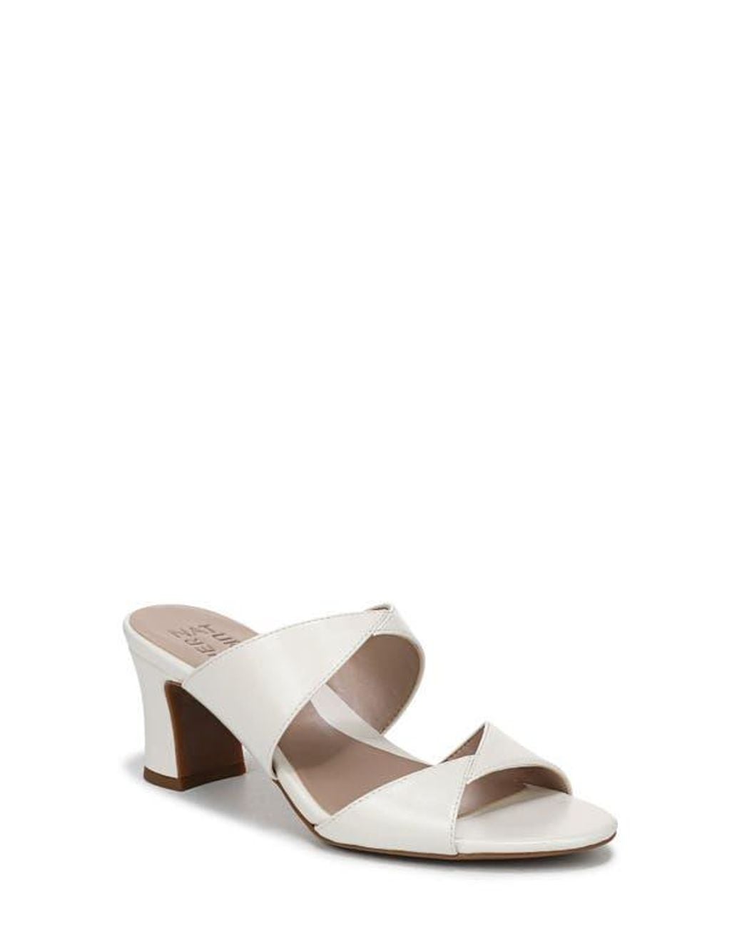 Naturalizer White Nessa Slide Sandal