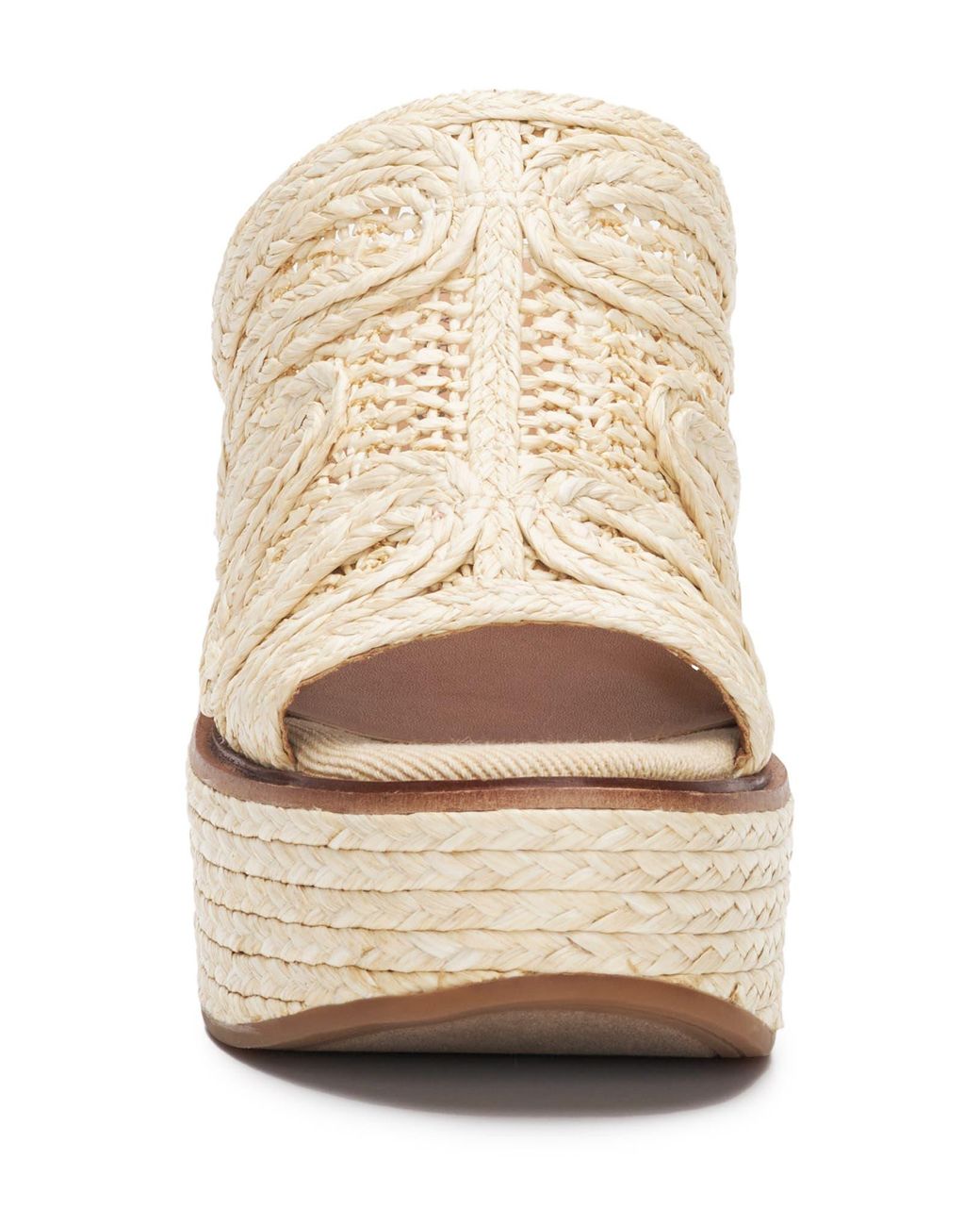 Lucky Brand Yena Platform Espadrille Sandal In Dark Natural At