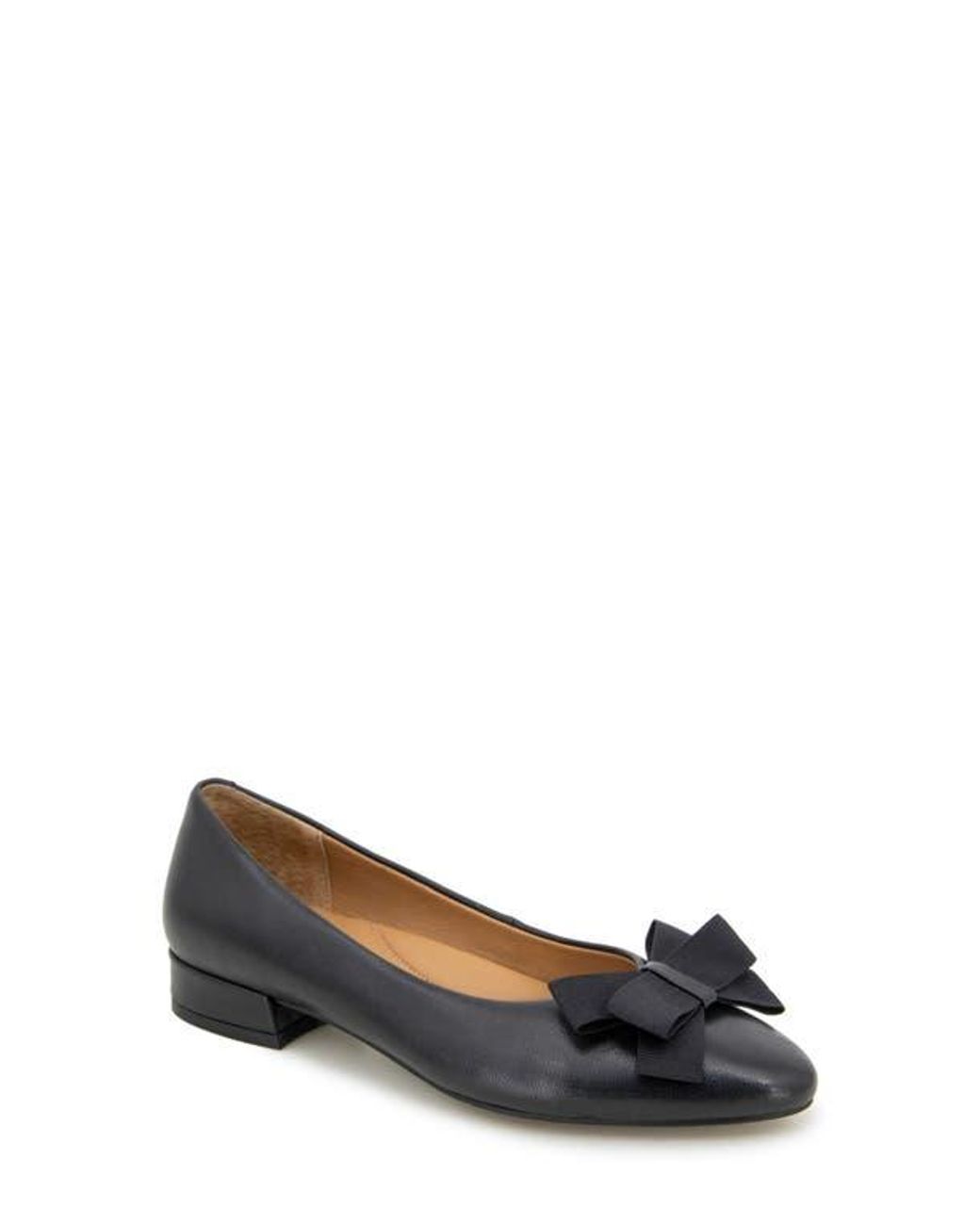 Gentle Souls Blue Abigail Bow Pump