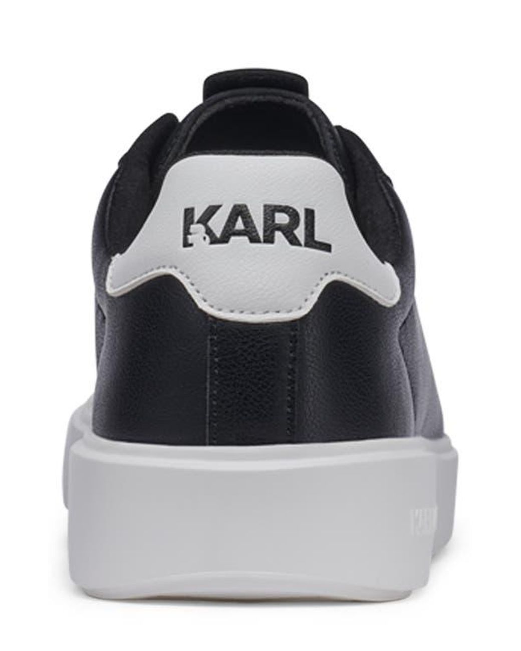 Karl Lagerfeld Blue Plain Toe Sneaker for men