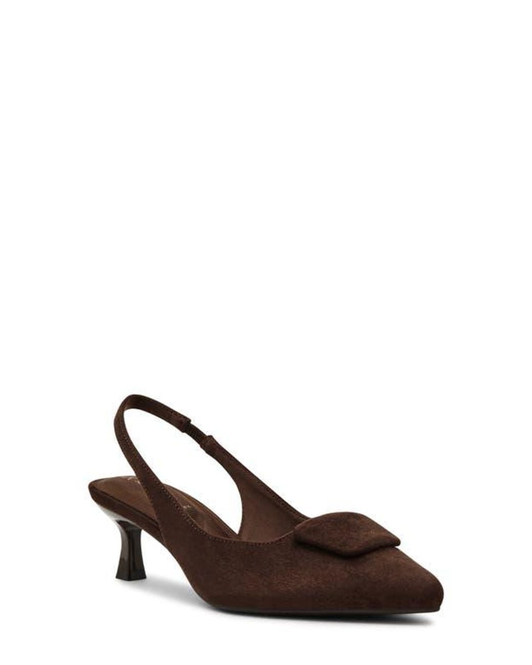 Anne Klein Brown Izanda Pointed Toe Slingback Pump