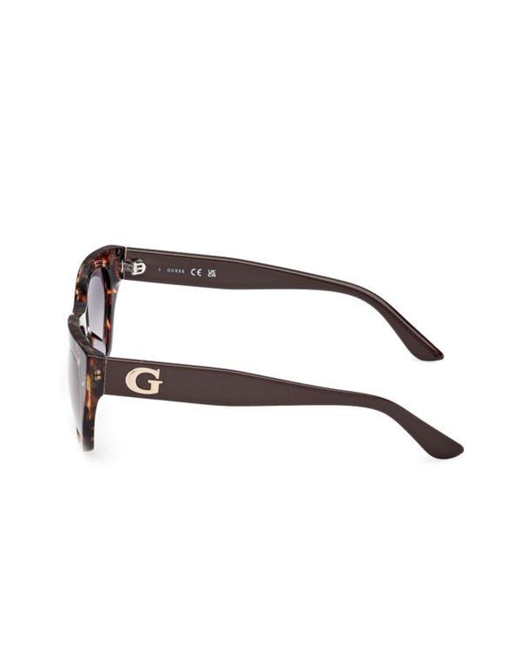 Guess Brown Geometric Sunglasses for men
