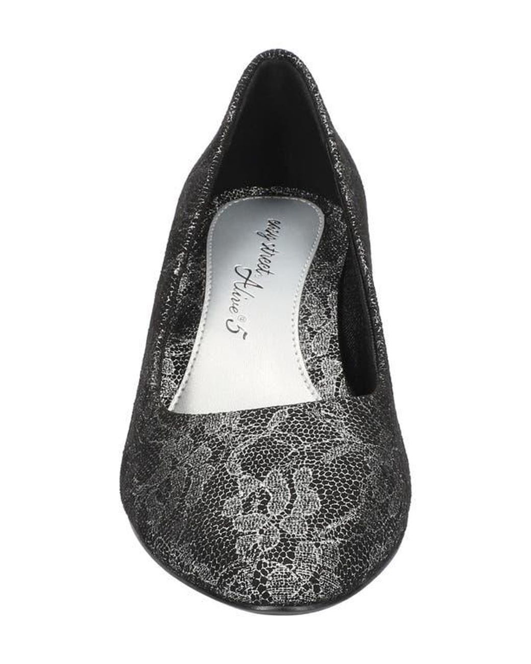 Easy Street Black Ballari Pump