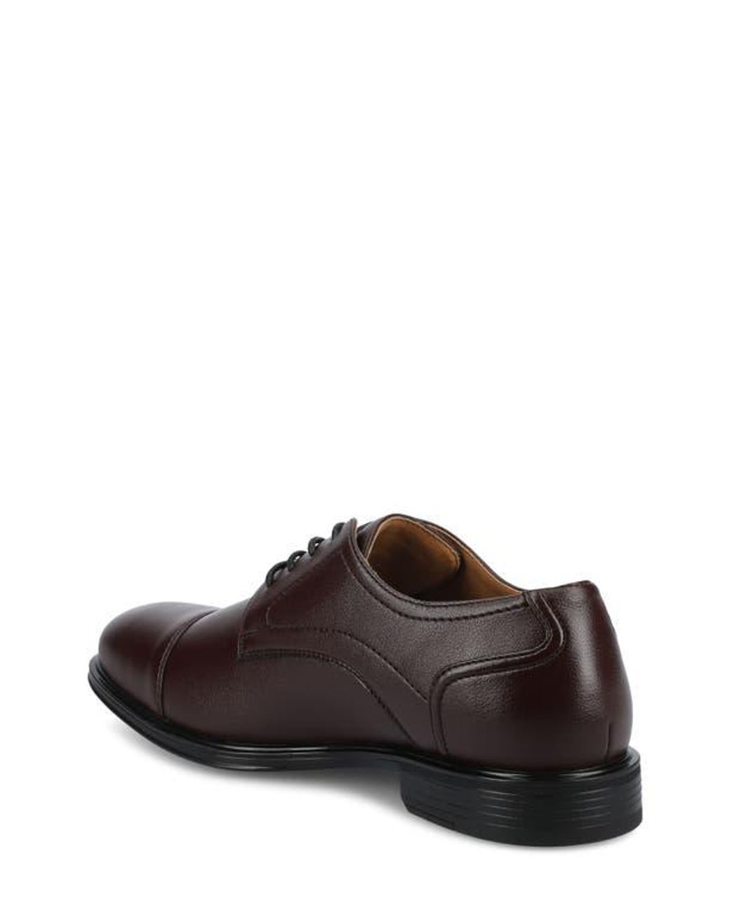 Vance Co. Black Alec Cap Toe Derby for men
