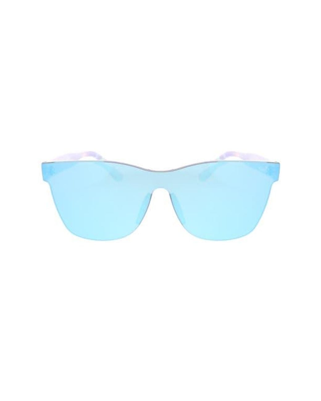 Roxy Blue 146Mm Rimless Shield Sunglasses for men
