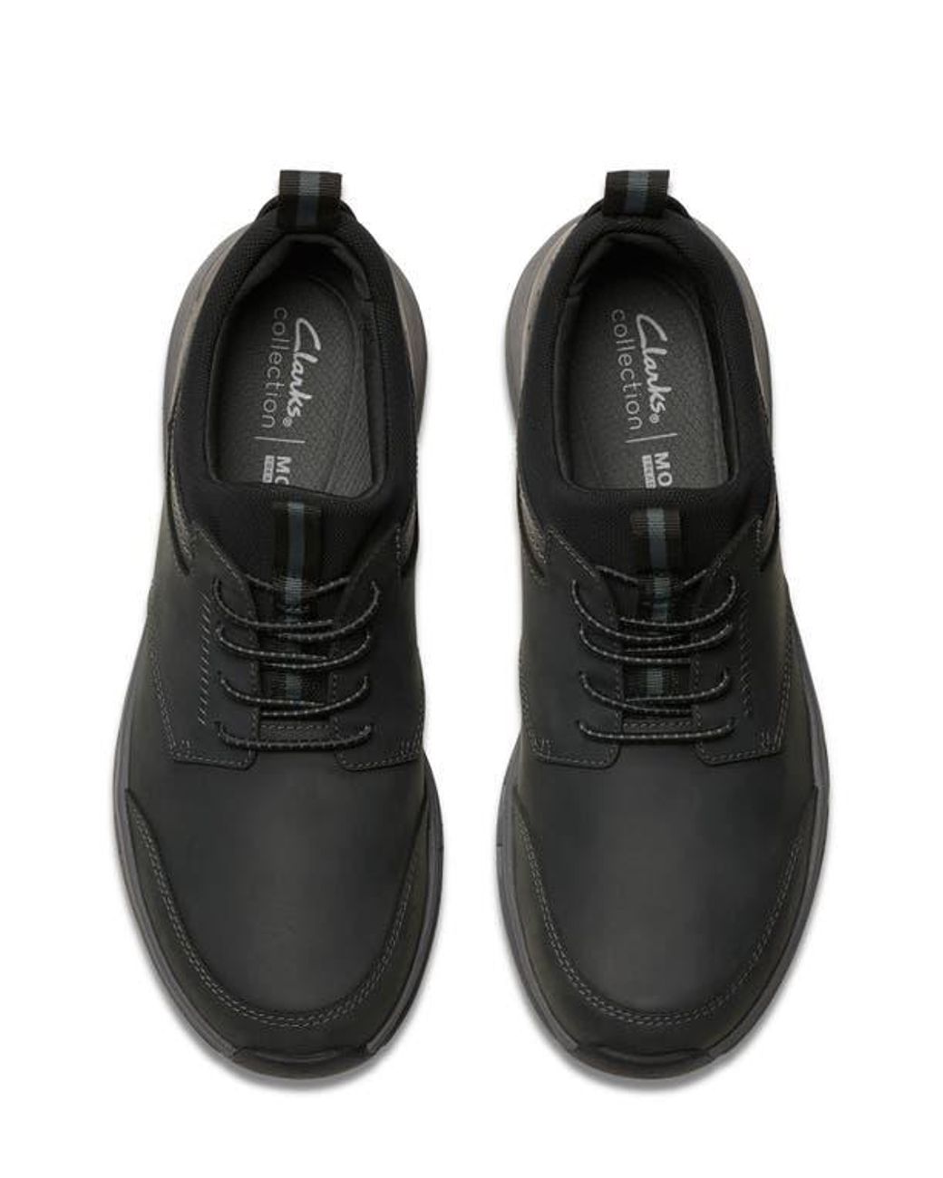 Clarks Black Collection Motion Trek Ez Shoes for men