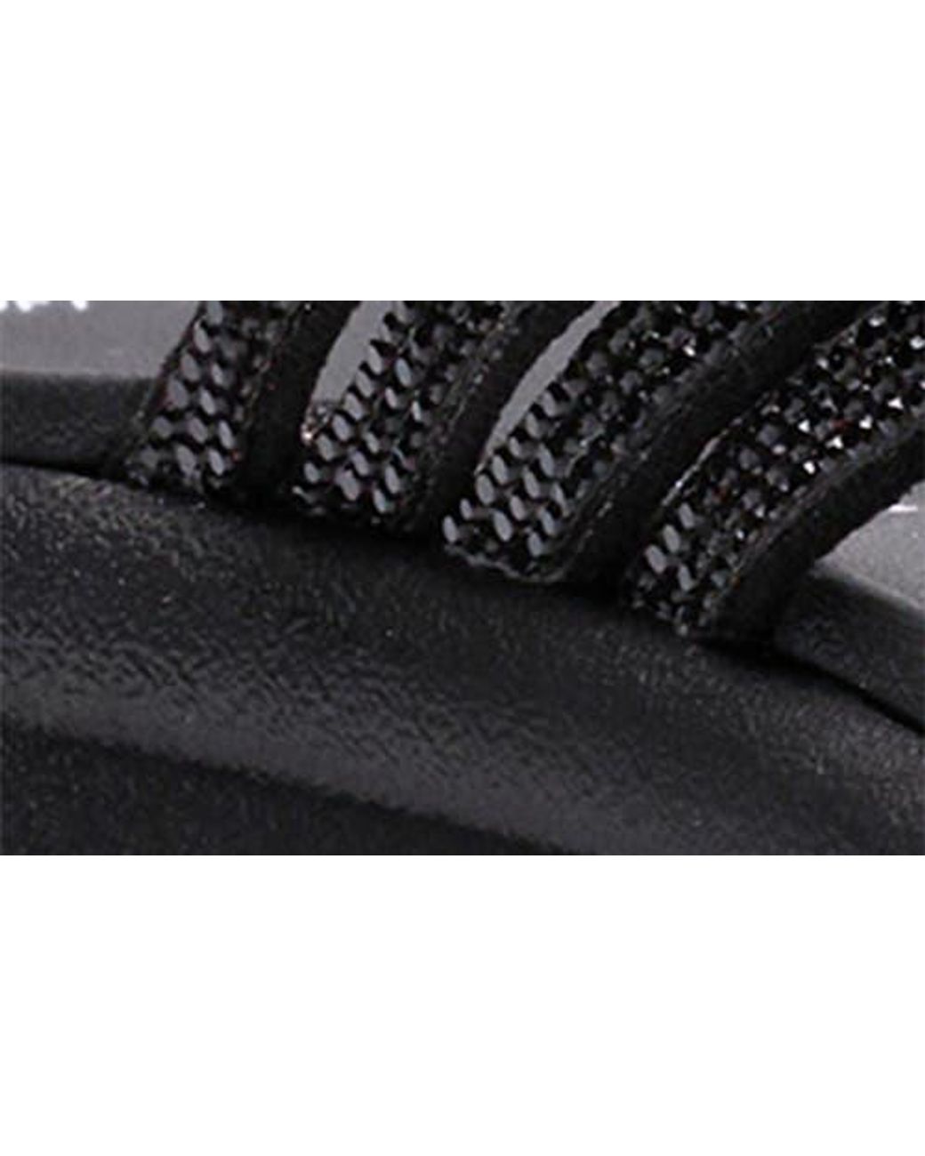 Clarks Black Drift Gem Flip Flop