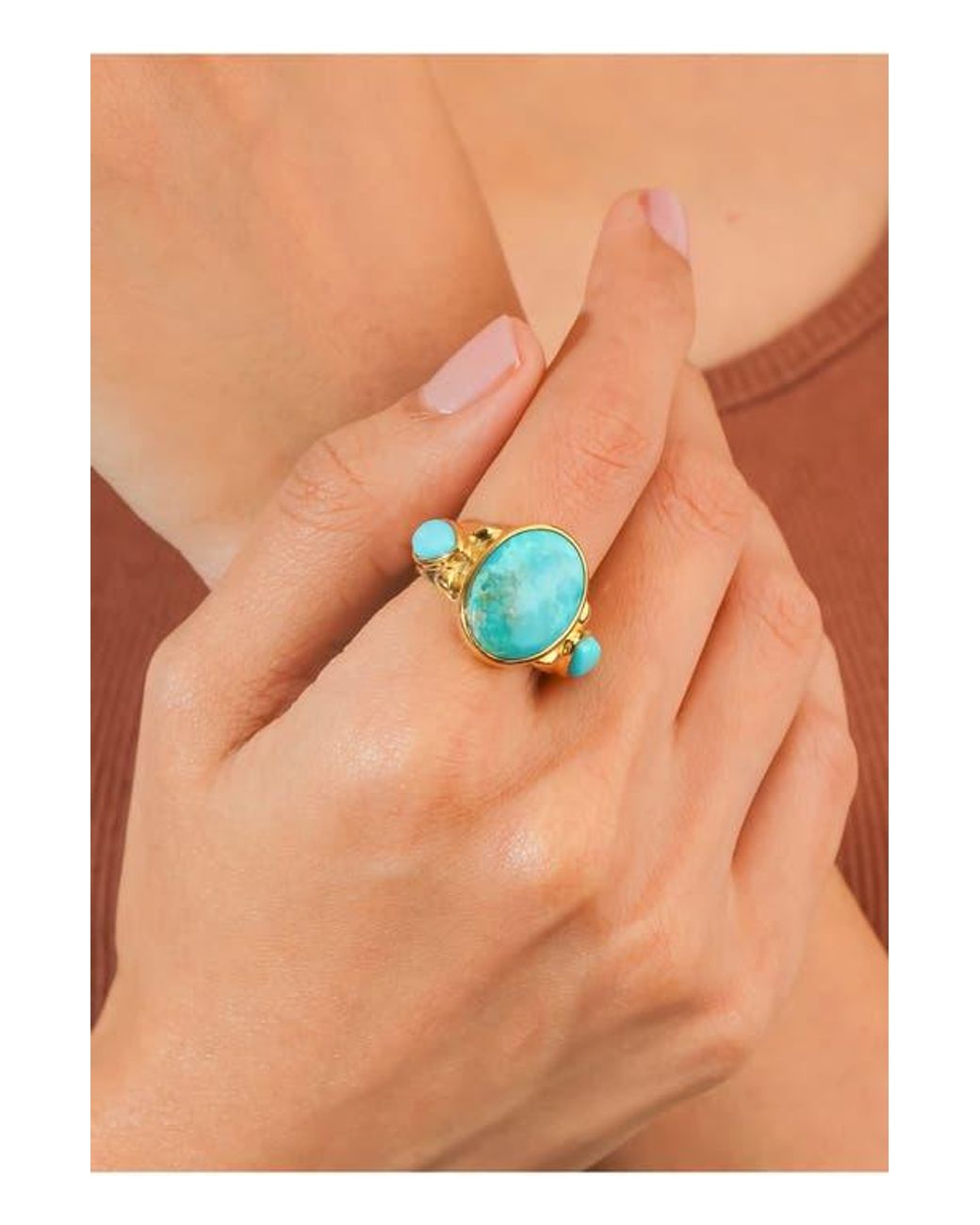 YS GEMS Blue Mohave Ring