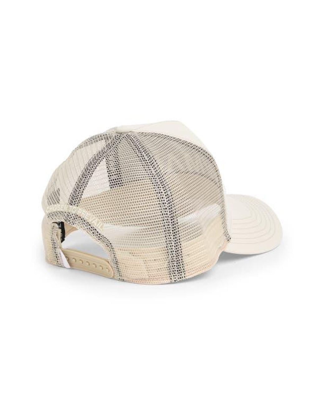 HVMAN White Mesh Trucket Cap for men