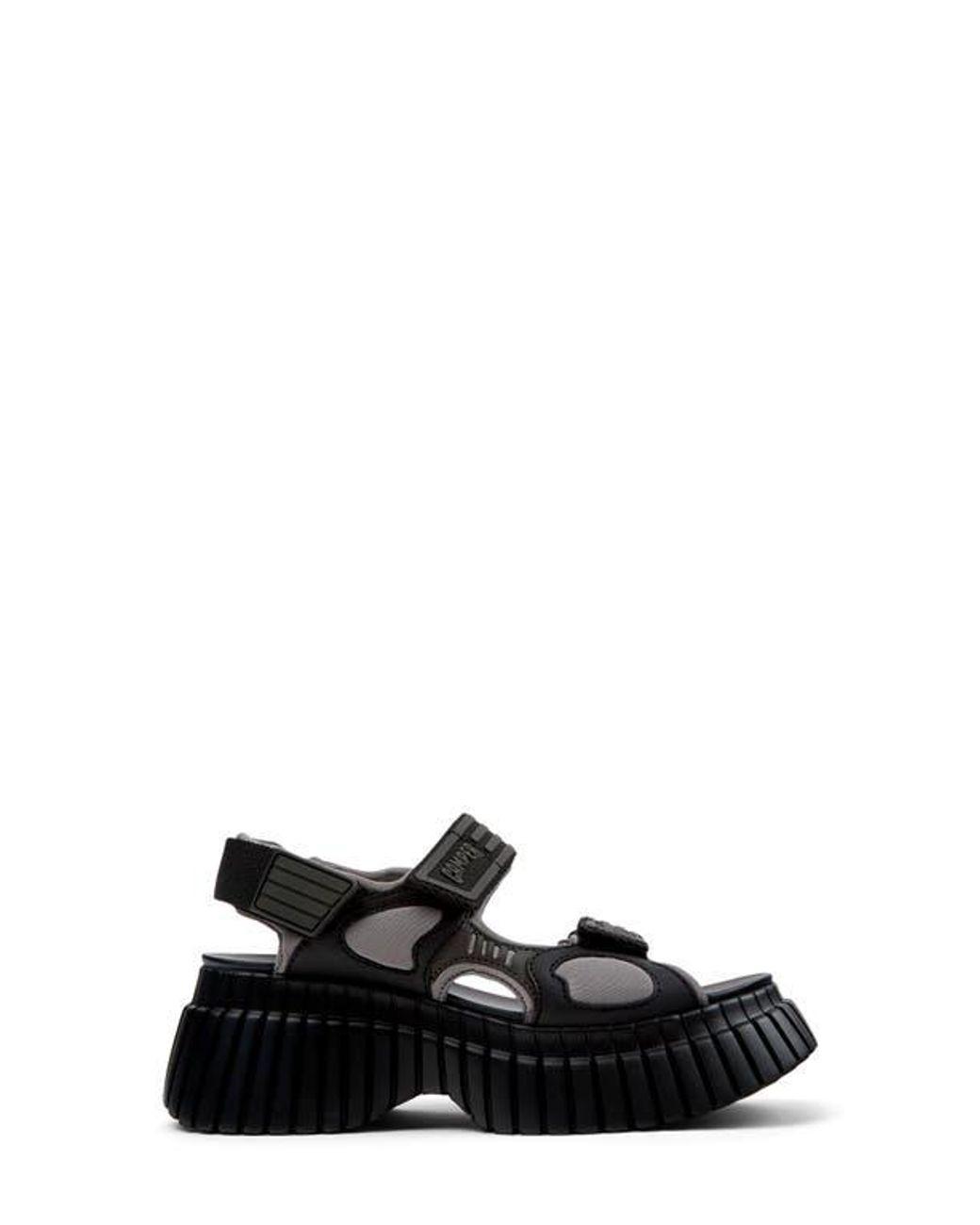 Camper Black Pix Bcn Platform Sandal