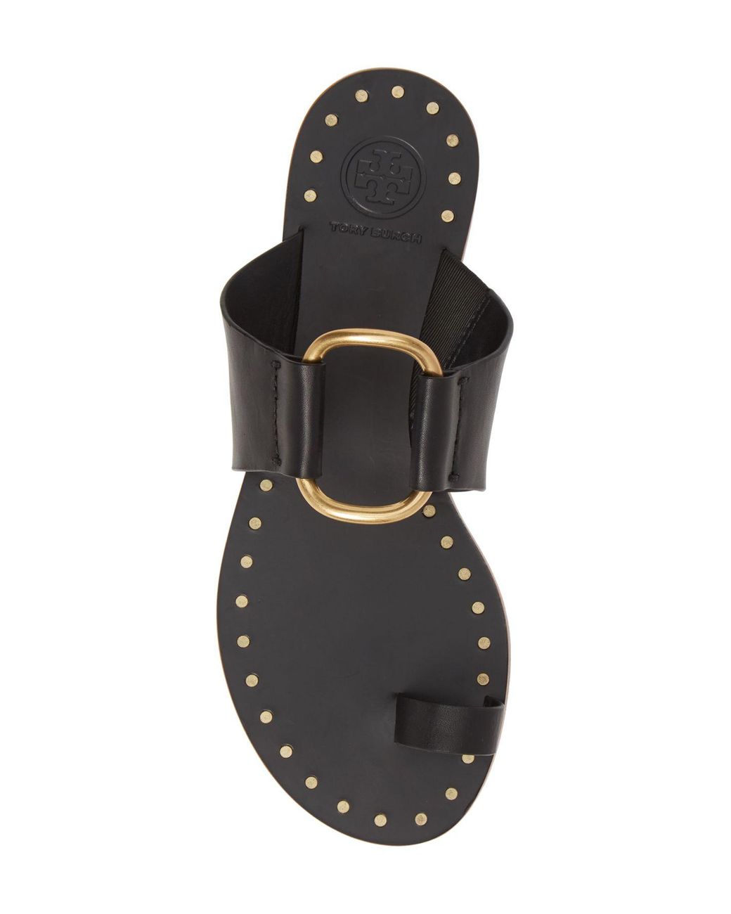 Tory Burch Ravello Toe Ring Sandal in Black | Lyst