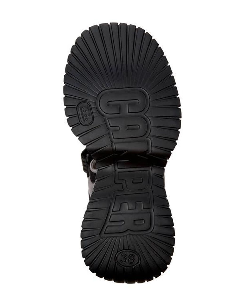 Camper Black Pix Bcn Platform Sandal
