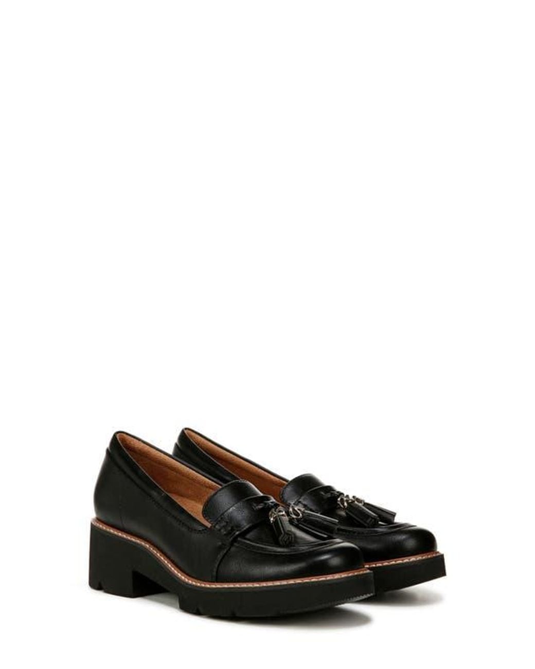 Naturalizer Black Committed Tassel Loafer