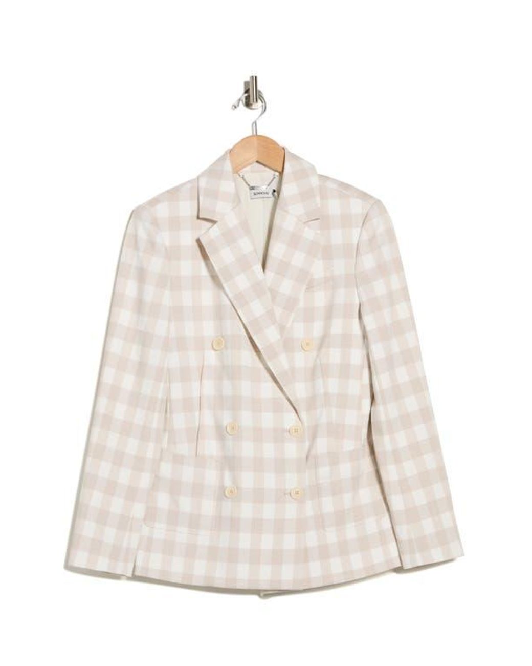 Jonathan Simkhai White Margaux Double Breasted Blazer